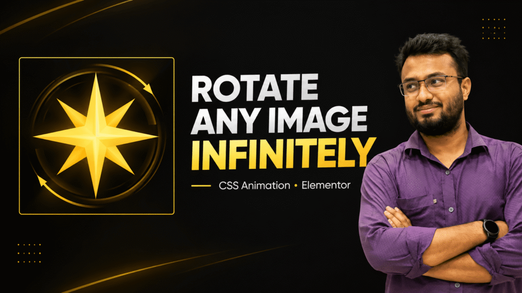 Rotate any image infinitely | Hafijur rahman