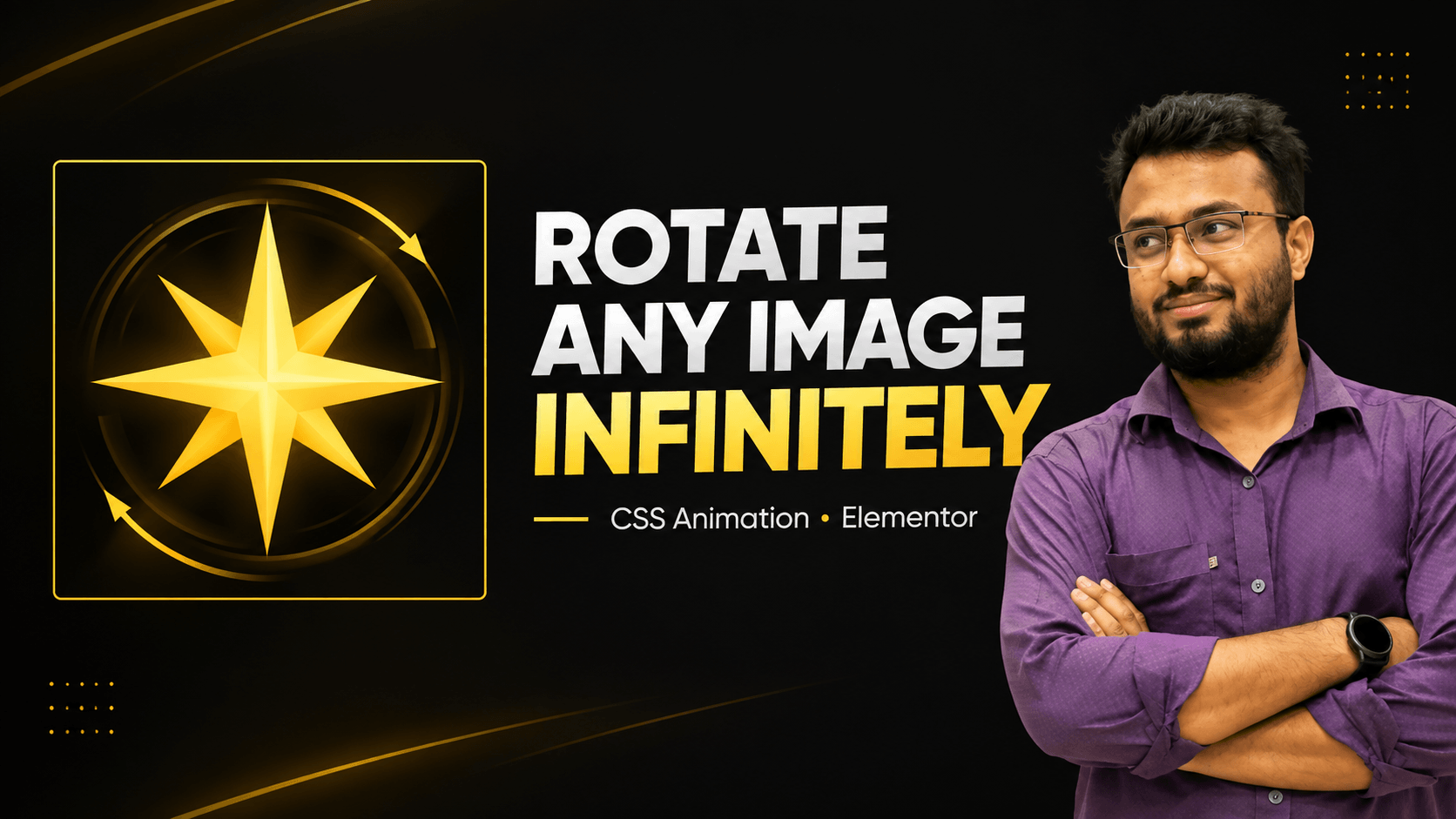 Rotate any image infinitely | Hafijur rahman